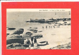 29 BEG MEIL Cpa Animée Plage De L' Hotel Des Dunes    6250 Villard - Beg Meil