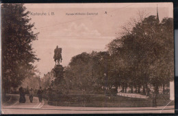 Karlsruhe - Kaiser Wilhelm Denkmal - Karlsruhe