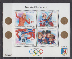 NORVEG      1989      BF    N°   11             COTE    11 € 00 - Blocs-feuillets