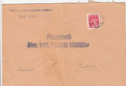 KING SAINT STEPHEN STAMPS ON COVER, 1940, HUNGARY - Briefe U. Dokumente