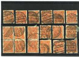 - ALLEMAGNE EMPIRE 1920/23 .  TIMBRES DE 1922/23 . OBLITERATIONS  . - Franking Machines (EMA)