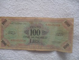 Billet De 100 Lire De 1943 Serie A - Sonstige & Ohne Zuordnung