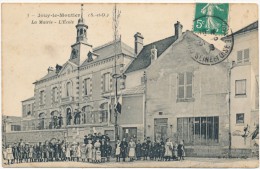 JOUY LE MOUTIER - La Mairie Et L'Ecole - Jouy Le Moutier