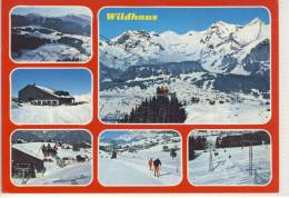 WILDHAUS - GAMSALP, SG - Obertoggenburg, Mehrbildkarte, Télésiège, Seggiovia,  Nice Stamp - Gams