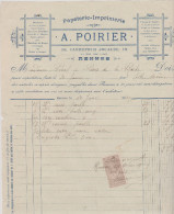 (ILLE ET VILAINE)RENNES,papeterie , Imprimerie A  POIRIER , Carrefour Jouaust - Printing & Stationeries