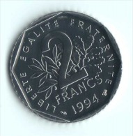 ** 2 FRANCS SEMEUSE 1994 BU ABEILLE ** - 2 Francs