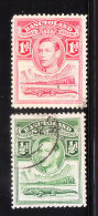 Basutoland 1938 KG VI 2v Used - 1933-1964 Kolonie Van De Kroon