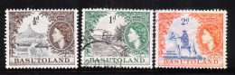 Basutoland 1954 QE II 3v Mint/used - 1933-1964 Crown Colony