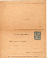 FRANCE ENTIER POSTAL CARTE LETTRE 15c BLEU TYPE SAGE - Cartoline-lettere