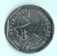 ** 2 FRANCS JEAN MOULIN 1993 SUP  ** - Herdenking