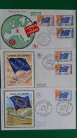 FRANCE . CONSEIL DE L'EUROPE . FDC De 1965 . 1969 . 1971 - Cartas & Documentos