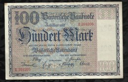 ALLEMAGNE .   BILLET DE 100  MARK .1922  . - 100 Mark