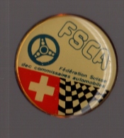 Pin's Formule 1 / FSCA (Fédération Suisse Des Commissaires Automobiles) - Automobile - F1