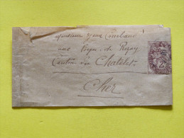 2 C TYPE IMPRIME. CANTON DU CHATELET - Newspaper Bands