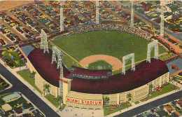 225723-Baseball, Miami Stadium, Miami, Florida, Linen Postcard, 1957 PM, Curteich No 0C-H1217 - Honkbal