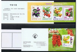 NORTH KOREA 2014 MEDICAL PLANTS STAMP BOOKLET - Geneeskrachtige Planten