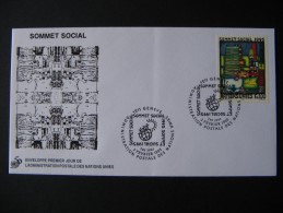 NAZIONI UNITE 1995 GINEVRA - SOMMET SOCIAL - FDC