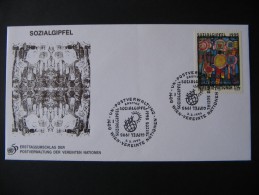 NAZIONI UNITE 1995  VIENNA - SOZIALGIPFEL - FDC