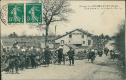 38 VIRIVILLE / Une Halte à L'Entrée Du Camp, Camp De Chambaran / - Viriville