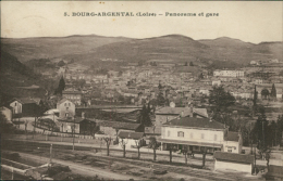 42 BOURG ARGENTAL / Panorama Et Gare / - Bourg Argental