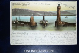 Switserland: 1930 Picture Postcard Ambulant Cancel + Schaffhausen, Hafeneinfahrt Lindau - Lettres & Documents