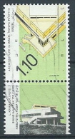 1990 ISRAELE USATO ARCHITETTURA 1.10 CON APPENDICE - ED6 - Used Stamps (with Tabs)