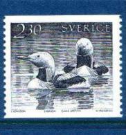 WATER BIRDS WASSERVÖGEL OISEAUX AQUATIQUES BLACK-THROATED DIVER PRACHTTAUCHER SWEDEN SUEDE SCHWEDEN 1986 - MNH MI 1378 - Palmípedos Marinos