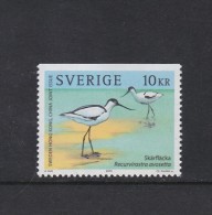 WATER BIRDS WADER  Pied Avocet Recurvirostra Avosetta  SWEDEN SUEDE SCHWEDEN 2003 Mi 2371  MNH Slania Engraved Stamp - Storchenvögel