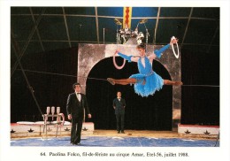 Paolina Folco, Fil-de-fériste Au Cirque Amar, Etel-56, 07/1988 - 500ex - Etel