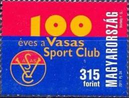 U 2011-5501 VASAS SPORT CLUB, UNGARN, 1 X 1v, MNH - Ongebruikt