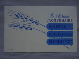 Ancien - Buvard Publicitaire "Les 3 Farines JACQUEMAIRE" Blédine - Leche