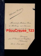 FAIRE PART De NAISSANCE De Christian Georges BELLAING  Le 11/06/1904 - à LAVERGNES Par St GERMAIN De CONFOLENS (16) - Naissance & Baptême