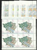 VATICANO VATIKAN VATICAN 1986 COMPLETE YEAR BLOCK OF 4 ANNATA COMPLETA IN QUARTINA MNH - Volledige Jaargang