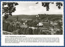 Heidenheim,Teilansicht Mit Stadt-Legende,ca.1960-1970, - Heidenheim