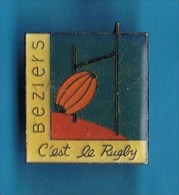 PIN´S //   . BEZIERS C´EST LE RUGBY - Rugby