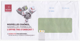 Polynésie Française / Tahiti - 1 Enveloppe / Enveloppe VINI - 10 / 2014 - Cartas & Documentos