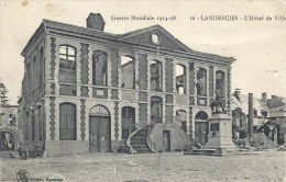 NORD PAS DE CALAIS - 59 - NORD - LANDRECIES - Hôtel De Ville - Guerre 14 - 18 - Landrecies