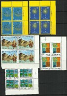 VATICANO VATIKAN VATICAN 1993 COMPLETE YEAR BLOCK OF 4 ANNATA COMPLETA IN QUARTINA MNH - Annate Complete