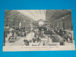 13) Marseille N° 53 - Exposition Internationale D'elèctricité  ( Intérieur Du Palais )  - Année 1908  - EDIT - Baudouin - Weltausstellung Elektrizität 1908 U.a.