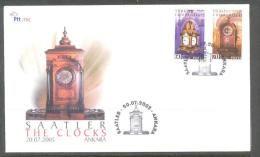 2005 TURKEY THE CLOCKS FDC - Horloges