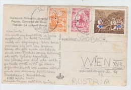 Yugoslavia/Austria POSTCARD 1957 - Cartas & Documentos