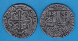 FELIPE II (1.556-1.598)  4 REALES  PLATA  S/F  PERÚ  REPLICA  T-DL-10.923 - Sonstige & Ohne Zuordnung