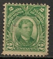 Timbres - Amérique - Possessions - Philippines - 1906-1914 - 2 Centavos - - Filipinas