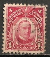 Timbres - Amérique - Possessions - Philippines - 1906-1914 - 4 Centavos - - Filippine