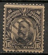 Timbres - Amérique - Possessions - Philippines - 1906-1914 - 16 Centavos - - Philippines