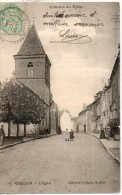 89. Guillon. Eglise. Coin Haut Droit Abimé - Guillon