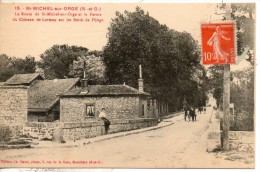 91. Saint Michel Sur Orge. La Route De Saint Michel Et La Ferme Du Chateau De Lormoy - Saint Michel Sur Orge