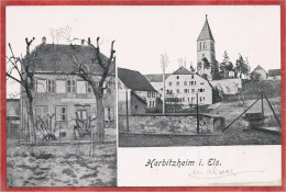 67 - HERBITZHEIM - Eglise - Restaurant - Autres & Non Classés