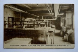 THE CHEMICAL  LABORATORY IN THE NEW-YORK STATE COLLEGE OF FORESTRY  AT SYRACUSE   N.Y - Syracuse
