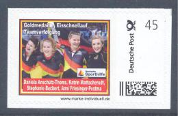 GERMANY 2010 Vancouver Olympic Games Personalized Stamp (self Adhesive) - Women´s Team Pursuit - Hiver 2010: Vancouver